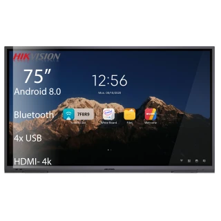 Interaktiv skjerm Hikvision DS-D5B75RB/A 75" 4K Android