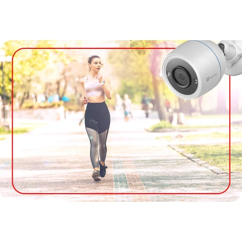 Overvåkning sett trådløs Hikvision Ezviz 4 kameraer C3T WiFi Full HD 1080p 1TB