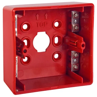 Overflate montert ROP-BT kabinett for brannsignal knapper ROP-100/PL, ROP-110/PL, ROP-400/PL SATEL