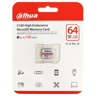 Minnebrikke TF-S100/64GB microSD UHS-I DAHUA