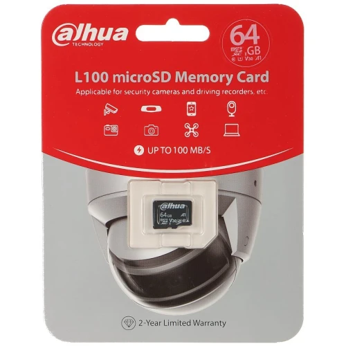 TF-L100-64GB microSD UHS-I, SDHC 64GB DAHUA minnekort