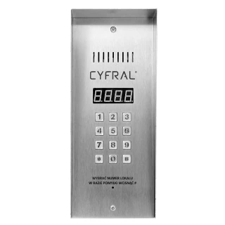 Digitalt panel CYFRAL PC-3000R smalt med RFiD overflateleser