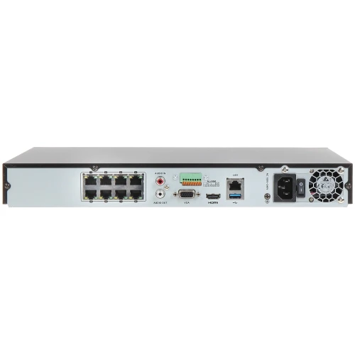 IP-opptaker DS-7608NI-K2/8P 8 kanaler 8-port POE-switch Hikvision