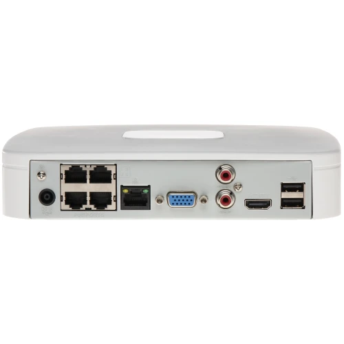IP-opptaker NVR4104-P-4KS2/L 4 kanaler +4-port POE-switch DAHUA