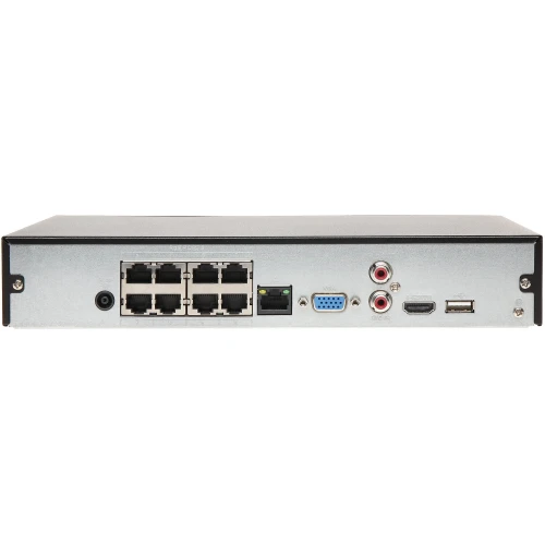 IP-opptaker NVR4108HS-8P-4KS2/L 8 kanaler + 8-port POE-switch DAHUA