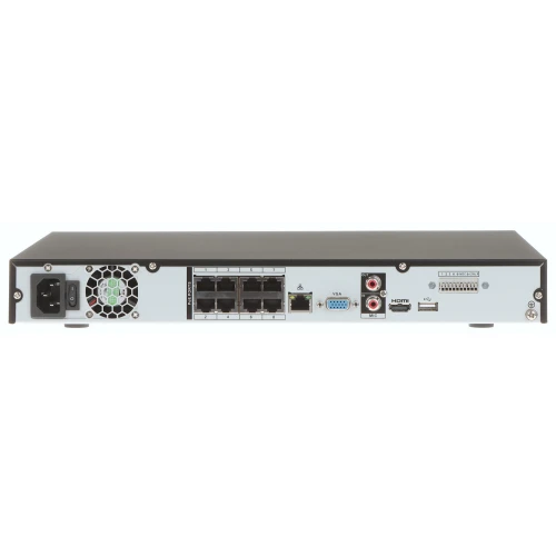 IP-opptaker NVR4208-8P-4KS2/L 8 kanaler + 8-port POE-switch DAHUA