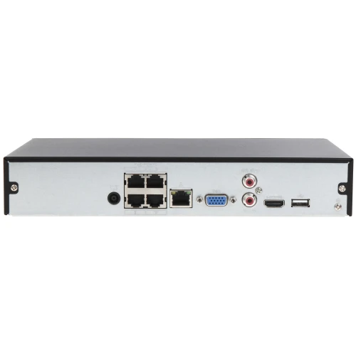 IP-opptaker NVR4104HS-P-4KS2/L 4 kanaler +4-port POE SWITCH DAHUA