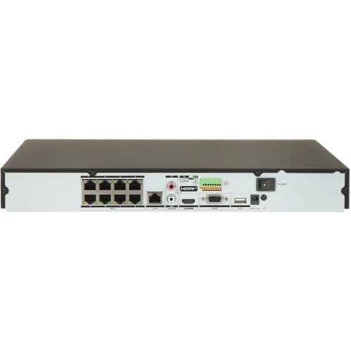 IP-opptaker DS-7608NXI-K2/8P 8 kanaler, 8 PoE ACUSENSE Hikvision