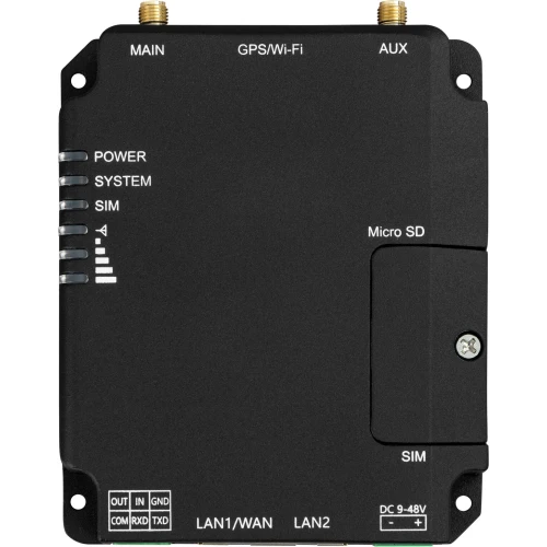 Industriell LTE Router DUAL SIM med PoE og WiFi BCS-R4GDS-1W1L-P-W