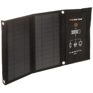 Bærbar solcellepanel travel-SOLAR/21W-USB FOLDABLE VOLT Polen