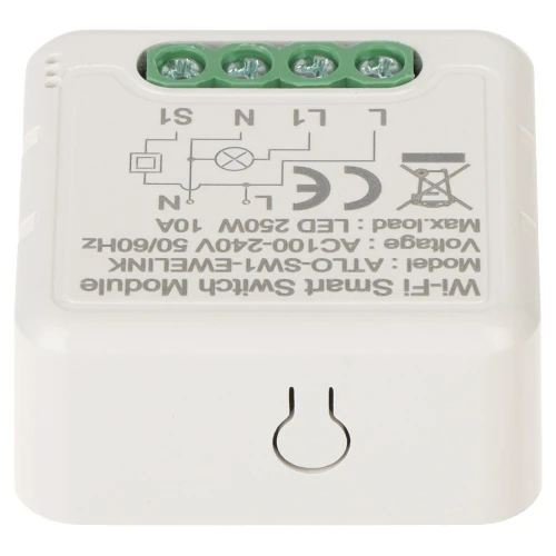 Intelligent LED-belysningskontroller ATLO-SW1-EWELINK Wi-Fi, eWeLink