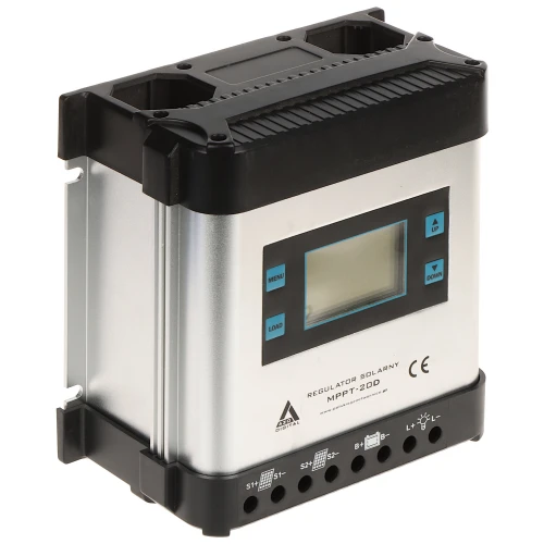 Solcelleladeregulator for batterier SCC-20A-MPPT-LCD AZO Digital