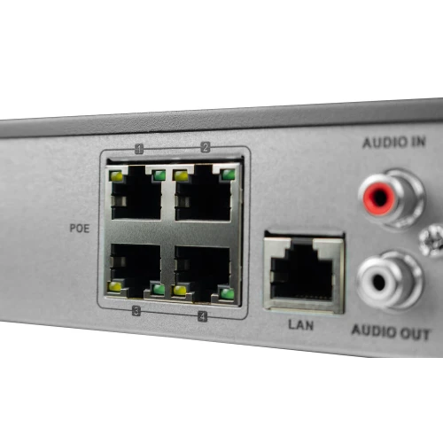 NVR-4CH-POE IP-registrator 4-kanals nettverk med POE Hikvision
