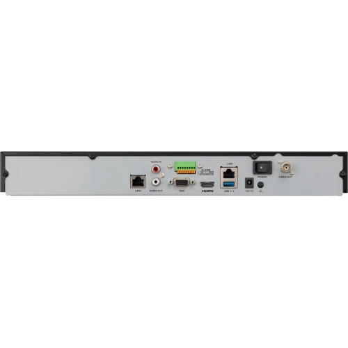 IP-registrator 16-kanals, to-disk BCS-V-NVR1602-A-4K-AI
