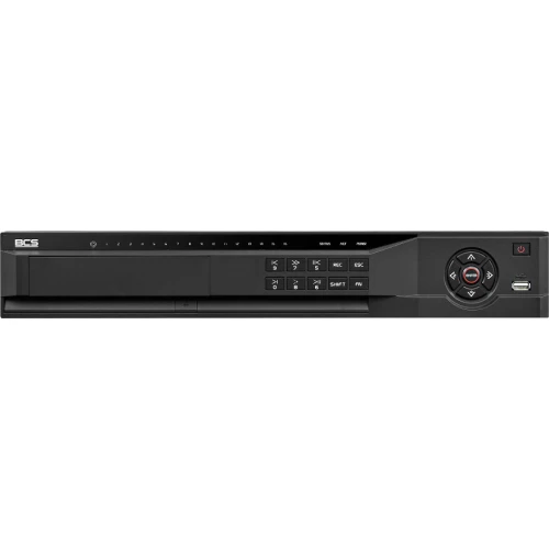 IP-registrator 64-kanals BCS-L-NVR6404-A-4K støtter opptil 32Mpx