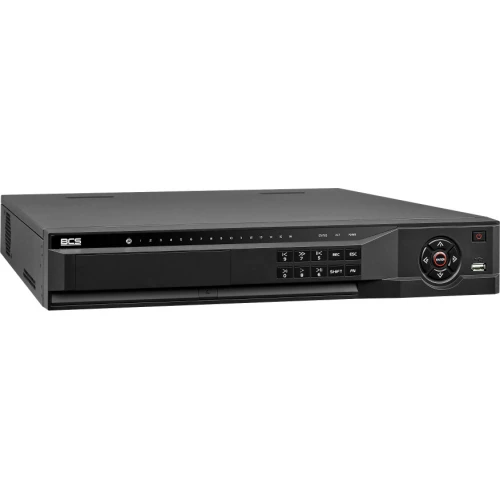 IP-registrator 64-kanals BCS-L-NVR6404-A-4K støtter opptil 32Mpx