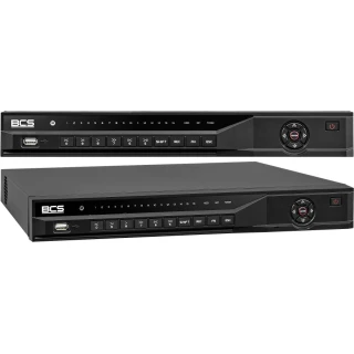 IP-opptaker 16-kanals BCS-L-NVR1602-A-4K støtter opptil 32Mpx