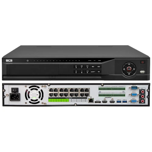BCS-L-NVR1604-A-4K-16P 16 kanals IP-opptaker PoE fra BCS Line