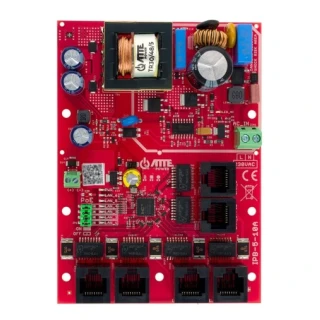 Switch PoE 6 portowy ATTE ze zintegrowanym zasilaczem