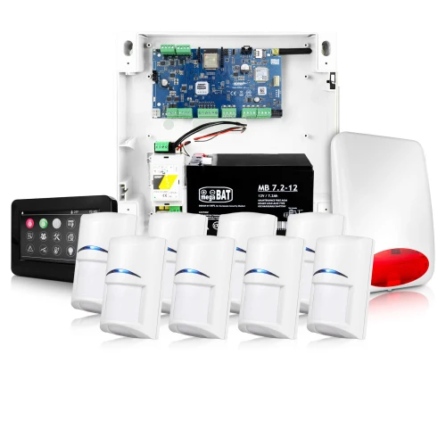 Alarm system NeoGSM-IP, Svart, 8x sensor, GSM-varsling, Wifi
