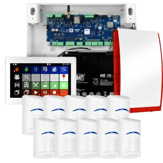 Ropam NeoLTE-IP-64 alarmsystem, 10x BOSCH sensor, TPR-7W, GSM, Wi-Fi