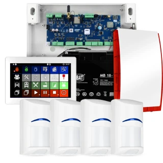 Ropam NeoLTE-IP-64 alarmsystem, 4x BOSCH sensor, TPR-7W, GSM, Wi-Fi