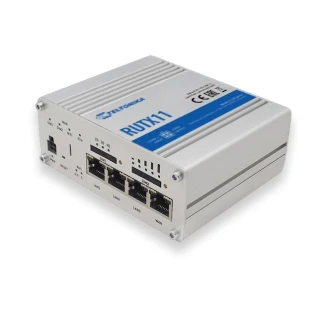 Teltonika RUTX11 | Profesjonell industriell 4G LTE-ruter | Cat 6, Dual Sim, 1x Gigabit WAN, 3x Gigabit LAN, WiFi 802.11 AC