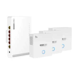 Totolink X20 | WiFi-ruter | Mesh-system, AX1800, Dual Band, RJ45 1000Mb/s