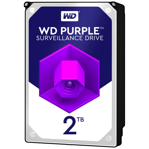 Harddisk for overvåking WD Purple 2TB
