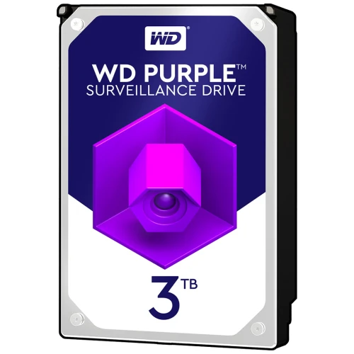 WD Purple 3TB harddisk for overvåking