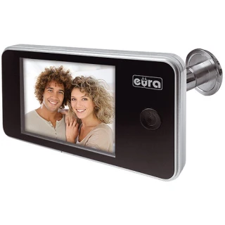 'Video-dørkikkert EURA VDP-01C1 ERIS SØLV 3,2'' LCD'