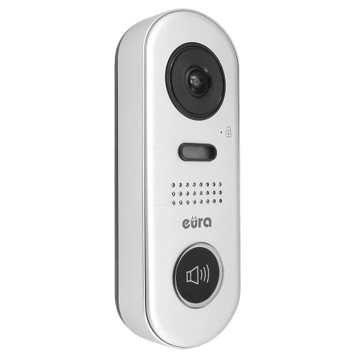Videodørtelefon EURA VDP-62A5 WHITE "2EASY" - enebolig, LCD 4,3", hvit, overflate-montert