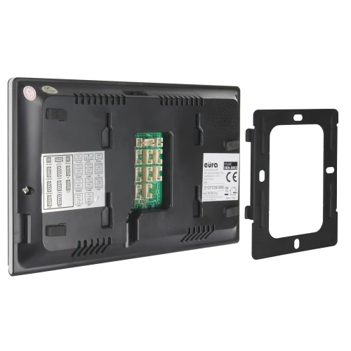 'EURA VDA-08C5 skjerm - svart, berøringsfølsom, 7'' LCD, FHD, WiFi, bildehukommelse, SD 128GB'