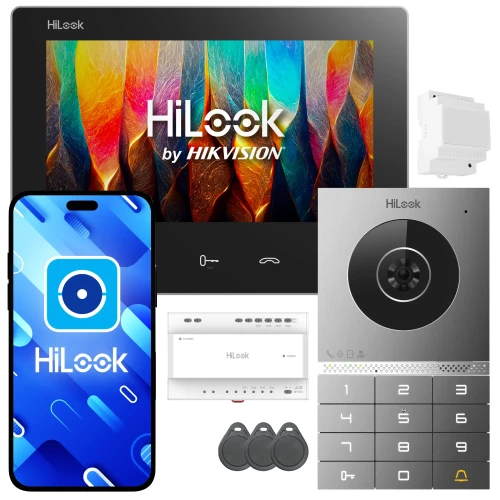 Wideodomofon HD-VIS-02-K, 2-ledet, IP, WiFi, HiLook by Hikvision-app