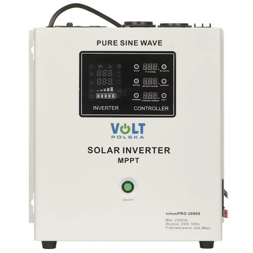 Fotovoltaisk inverter OFF-GRID SINUSPRO-2000S 2000VA VOLT Polen