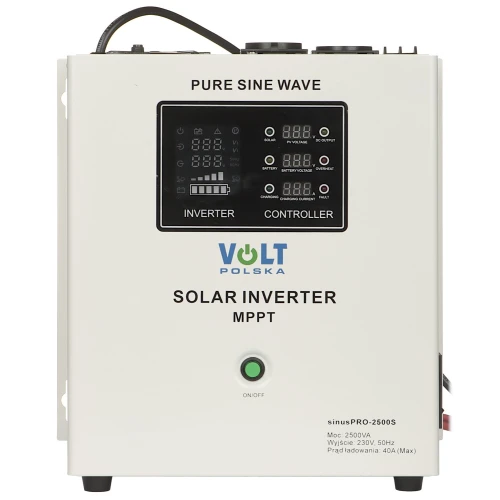 Fotovoltaisk inverter OFF-GRID SINUSPRO-2500S 2500VA VOLT Polen