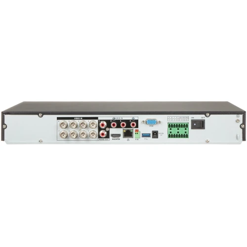 AHD, HD-CVI, HD-TVI, CVBS, TCP/IP XVR7208A-4K-I3 8 kanaler WizSense DAHUA opptaker