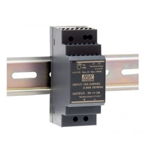 HDR-30-24 strømforsyning for DIN-skinne 24VDC/1,5A