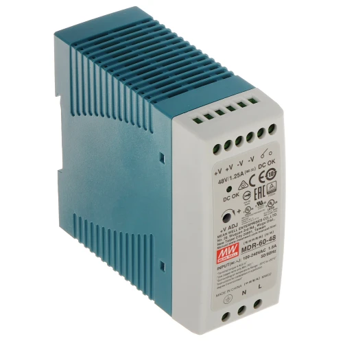 Impuls strømforsyning MDR-60-48
