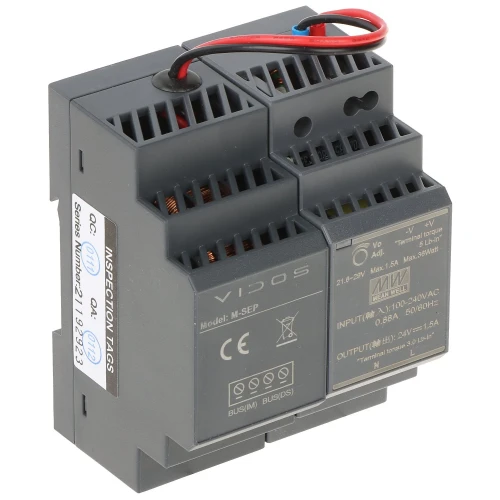 Impuls strømforsyning med separator M-SEP/HDR-30-24 VIDOS