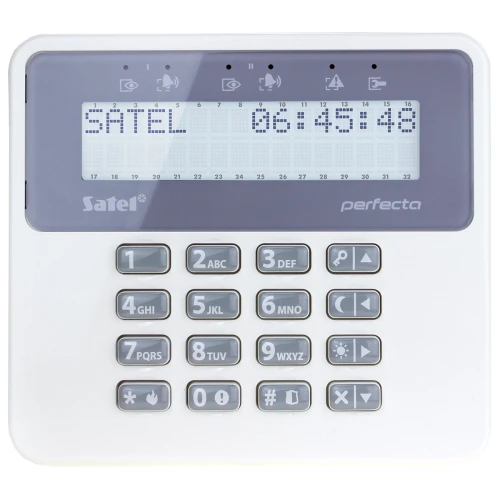 Satel Perfecta 16 alarmsystem, 8x Detektor, LCD-manipulator, Mobilapp, Varsling