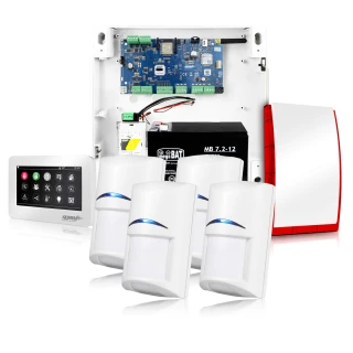 Alarmsett Ropam NEOLTE-IP-SET, 1x Signalisator, 4x Bevegelsessensor, 1x Manipulator, tilbehør