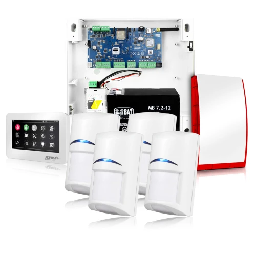 Alarmsett Ropam NEOLTE-IP-SET, 1x Signalisator, 4x Bevegelsessensor, 1x Manipulator, tilbehør