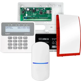 SATEL PERFECTA 32 IP alarmsystem, 1x PET detektor, sirene, betjeningspanel