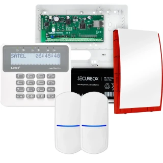 SATEL PERFECTA 32 IP alarmsystem, 2x PET-sensor, sirene, betjeningspanel