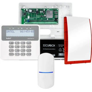 SATEL PERFECTA 32 LTE alarmsystem, 1x PET-detektor, sirene, betjeningspanel