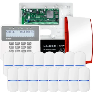 SATEL PERFECTA 32-WRL LTE alarmsystem, 16x detektor, sirene, betjeningspanel