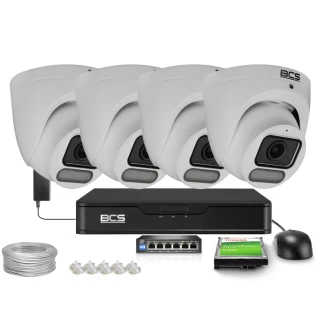 IP-kamera BCS-P-EIP28FCL3-Ai1 8 Mpx, WhiteLight, WDR120dB, NightColor