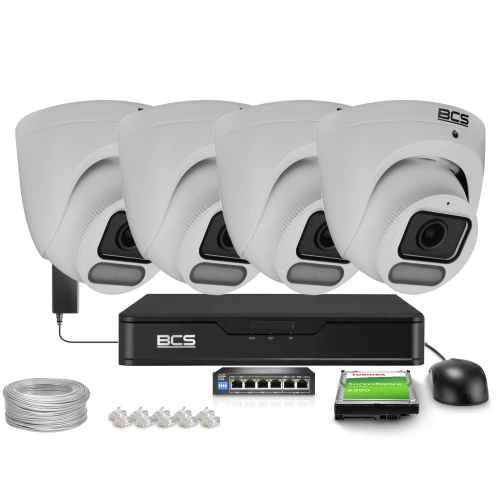 IP-kamera BCS-P-EIP28FCL3-Ai1 8 Mpx, WhiteLight, WDR120dB, NightColor