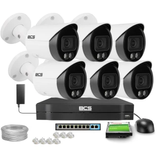 IP rørkamera 4Mpx BCS-L-TIP14FCR3L3-Ai1, NightColor